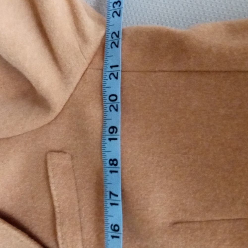 Polo Ralph Lauren Wool Cashmere Camel Coat Size 14 - Picture 7 of 16